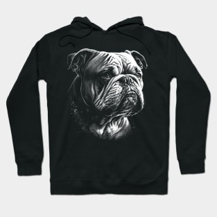 English Bulldog realistic Hoodie